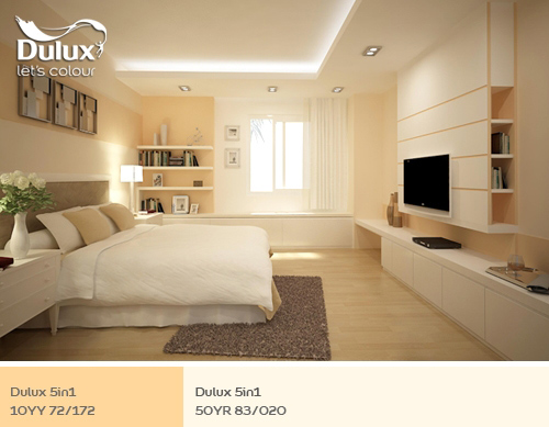 Sơn Dulux màu vàng kem: Sơn Dulux màu vàng kem là lựa chọn hoàn hảo để tạo nên không gian ấm cúng, sang trọng và hiện đại cho căn phòng của bạn. Hãy chiêm ngưỡng hình ảnh để cảm nhận sự đẹp mắt của màu sơn này.