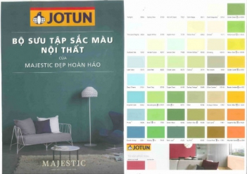 Bảng màu sơn Jotun trong nhà đẹp không thể bỏ qua